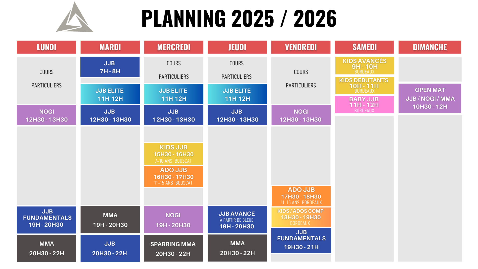 Planning pythagore
